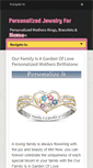 Mobile Screenshot of personalizedjewelryformoms.com