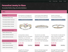 Tablet Screenshot of personalizedjewelryformoms.com